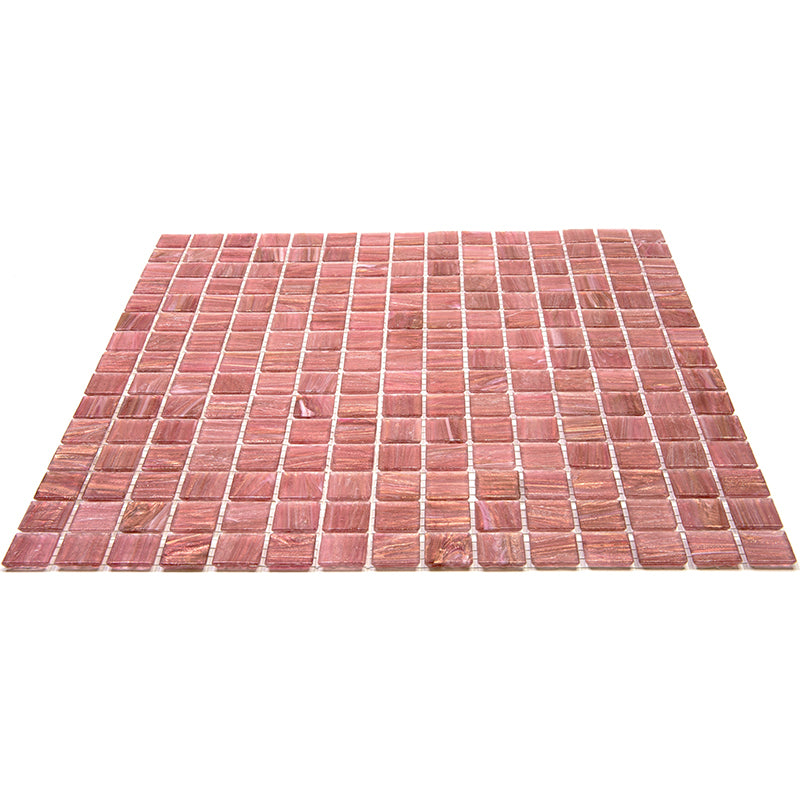 Deep Indian Red 12x12 Glossy Uniform Square Glass Mosaic Tile (20 pack, 20 sq ft/case)