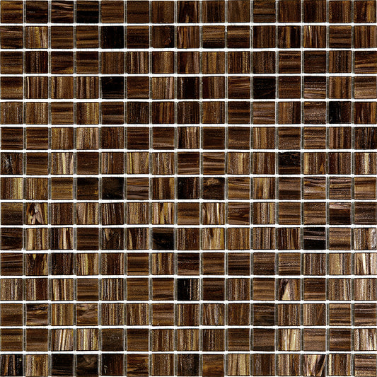 20-pack Celestial 12 in. x 12 in. Glossy Bronze Glass Mosaic Wall and Floor Tile (20 sq. ft./case)