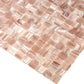 Linen Beige 12x12 Glossy Uniform Square Glass Mosaic Tile (20 pack, 20 sq ft/case) - Sample