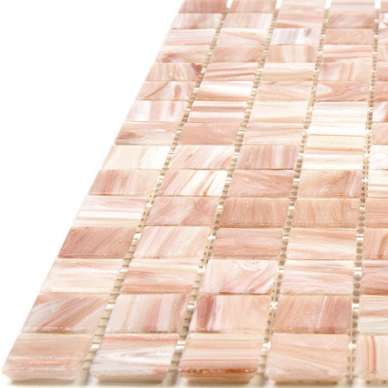 Linen Beige 12x12 Glossy Uniform Square Glass Mosaic Tile (20 pack, 20 sq ft/case) - Sample
