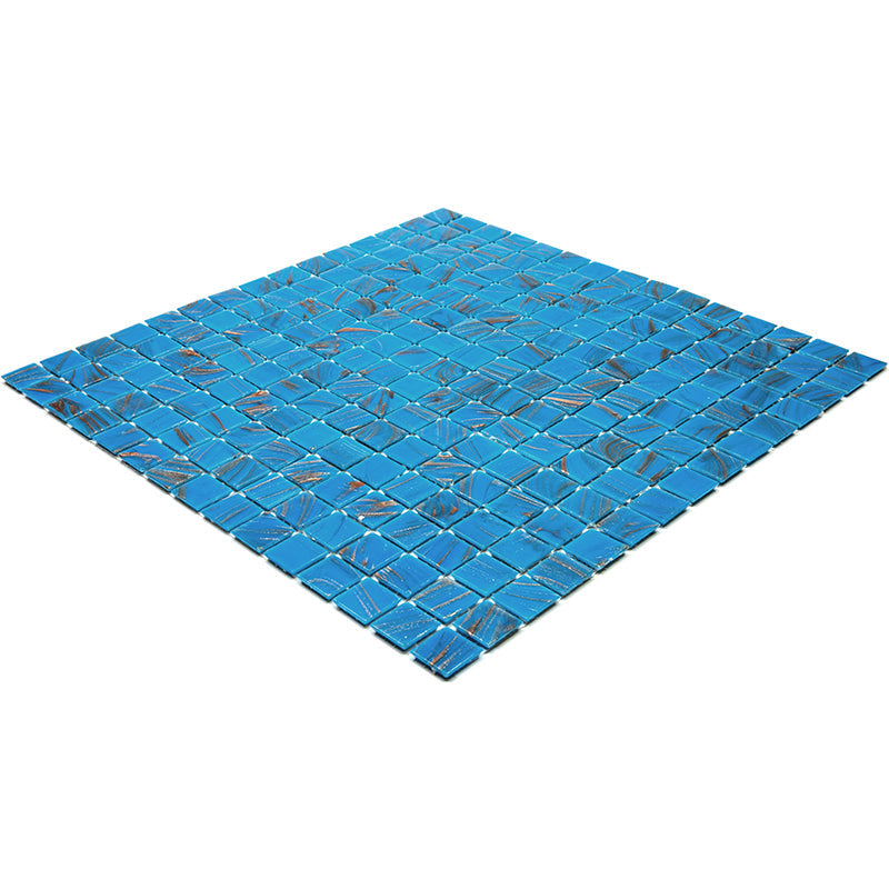 Rich Electric Blue 12x12 Glossy Uniform Square Glass Mosaic Tile (20 pack, 20 sq ft/case) - Sample