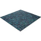 Pine Green 12x12 Glossy Uniform Square Glass Mosaic Tile (20 pack, 20 sq ft/case) - Sample