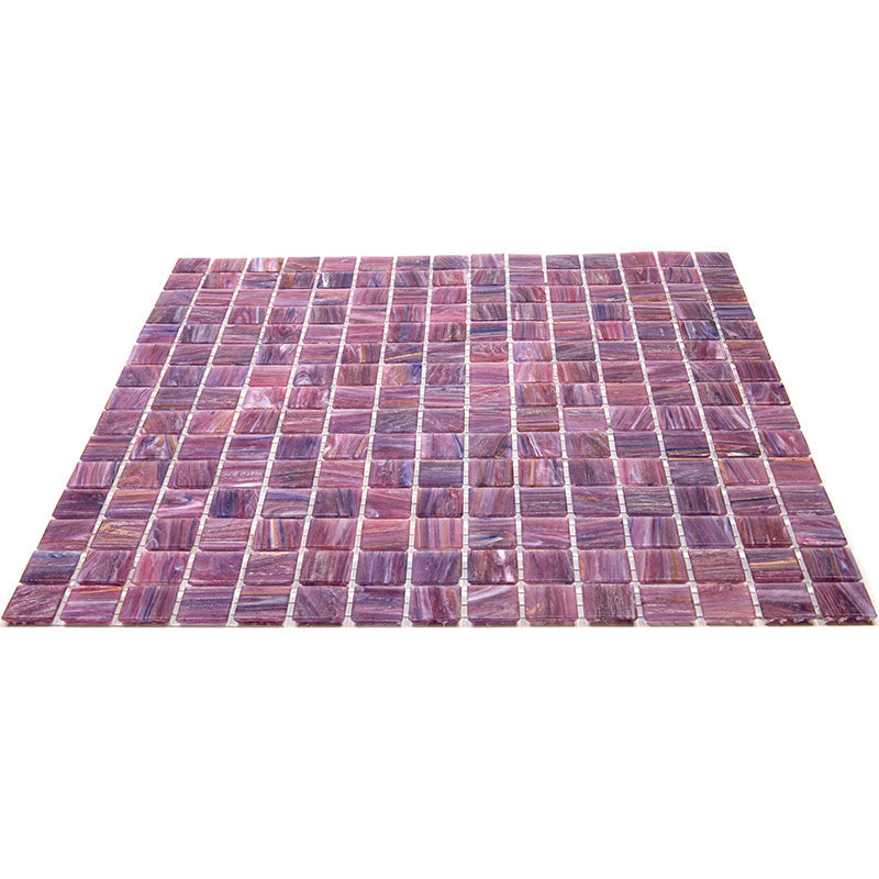 Copper Rose Red 12x12 Glossy Uniform Square Glass Mosaic Tile (20 pack, 20 sq ft/case) - Sample