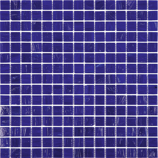 Royal Blue 12x12 Glossy Uniform Square Glass Mosaic Tile (20 pack, 20 sq ft/case) - Sample