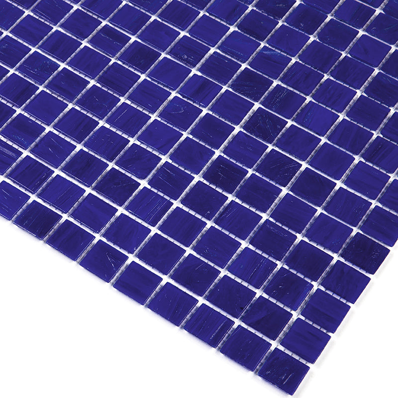 Royal Blue 12x12 Glossy Uniform Square Glass Mosaic Tile (20 pack, 20 sq ft/case)