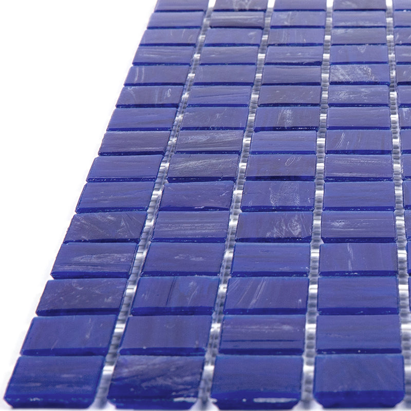 Royal Blue 12x12 Glossy Uniform Square Glass Mosaic Tile (20 pack, 20 sq ft/case)