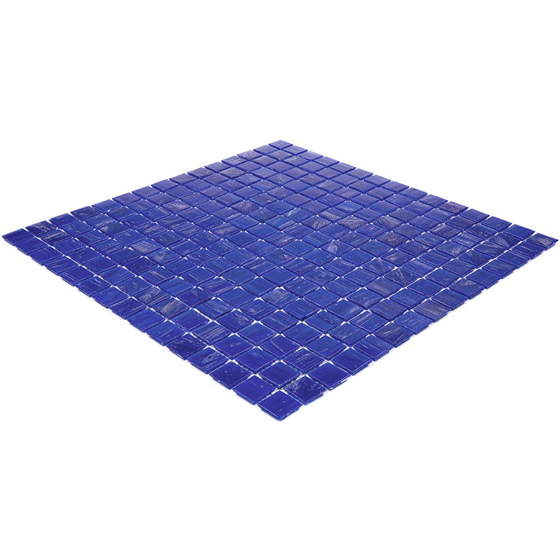 Royal Blue 12x12 Glossy Uniform Square Glass Mosaic Tile (20 pack, 20 sq ft/case)