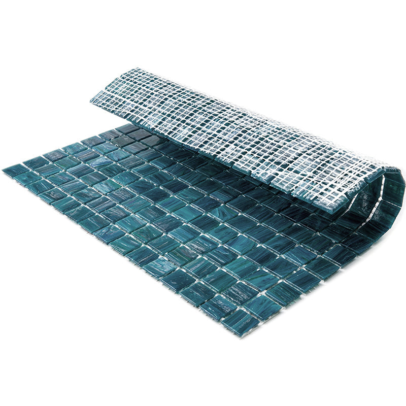 Skobeloff Green 12x12 Glossy Uniform Square Glass Mosaic Tile (20 pack, 20 sq ft/case) - Sample