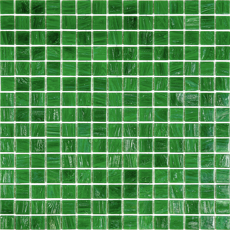 Apollo Tile Celestial Kelly Green 12-in x 12-in Glossy Glass Uniform Squares Floor and Wall Tile (20-sq. ft/ Carton)