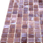 Old Rose Red 12x12 Glossy Uniform Square Glass Mosaic Tile (20 pack, 20 sq ft/case)