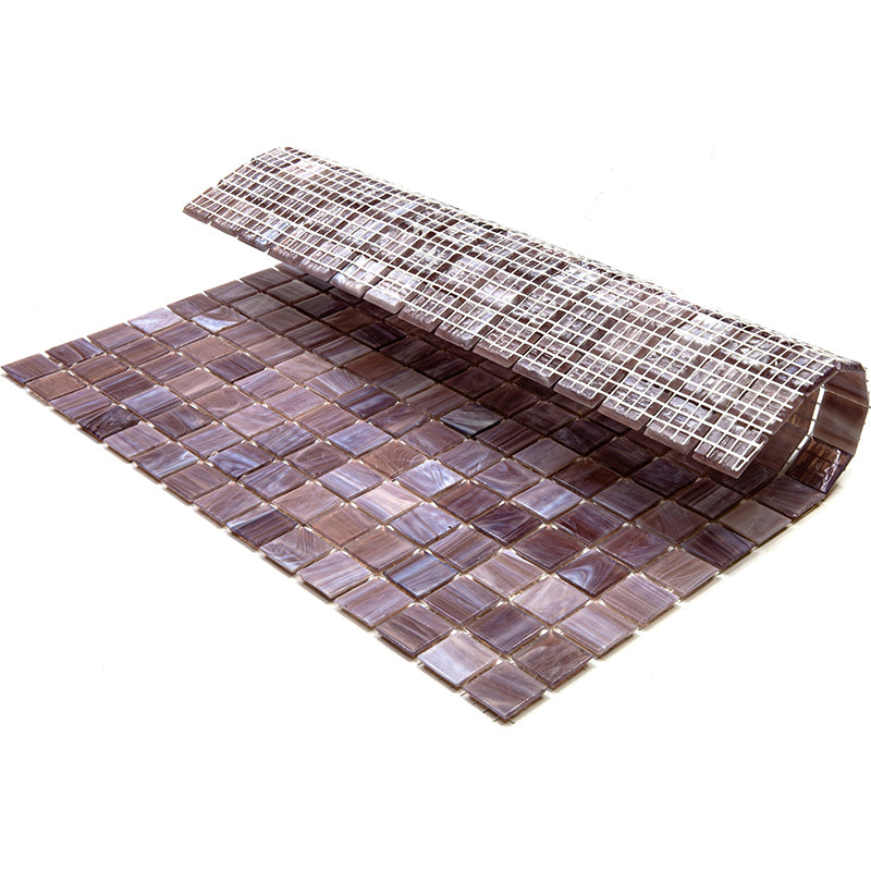 Old Rose Red 12x12 Glossy Uniform Square Glass Mosaic Tile (20 pack, 20 sq ft/case)