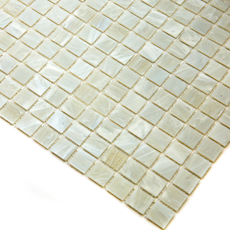 Pastel Gray 12x12 Glossy Uniform Square Glass Mosaic Tile (20 pack, 20 sq ft/case) - Sample