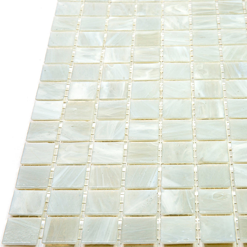 Pastel Gray 12x12 Glossy Uniform Square Glass Mosaic Tile (20 pack, 20 sq ft/case) - Sample