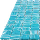 Vivid Sky Blue 12x12 Glossy Uniform Square Glass Mosaic Tile (20 pack, 20 sq ft/case) - Sample