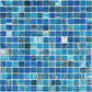 Blue 12x12 Uniform Square Glossy Glass Mosaic Tile (20 pack, 20 sq ft/case) - Sample