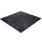 Oil Black 12x12 Glossy Uniform Square Glass Mosaic Tile (20 pack, 20 sq ft/case) - Sample