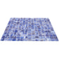 Blue White 12x12 Glossy Uniform Square Glass Mosaic Tile (20 pack, 20 sq ft/case)