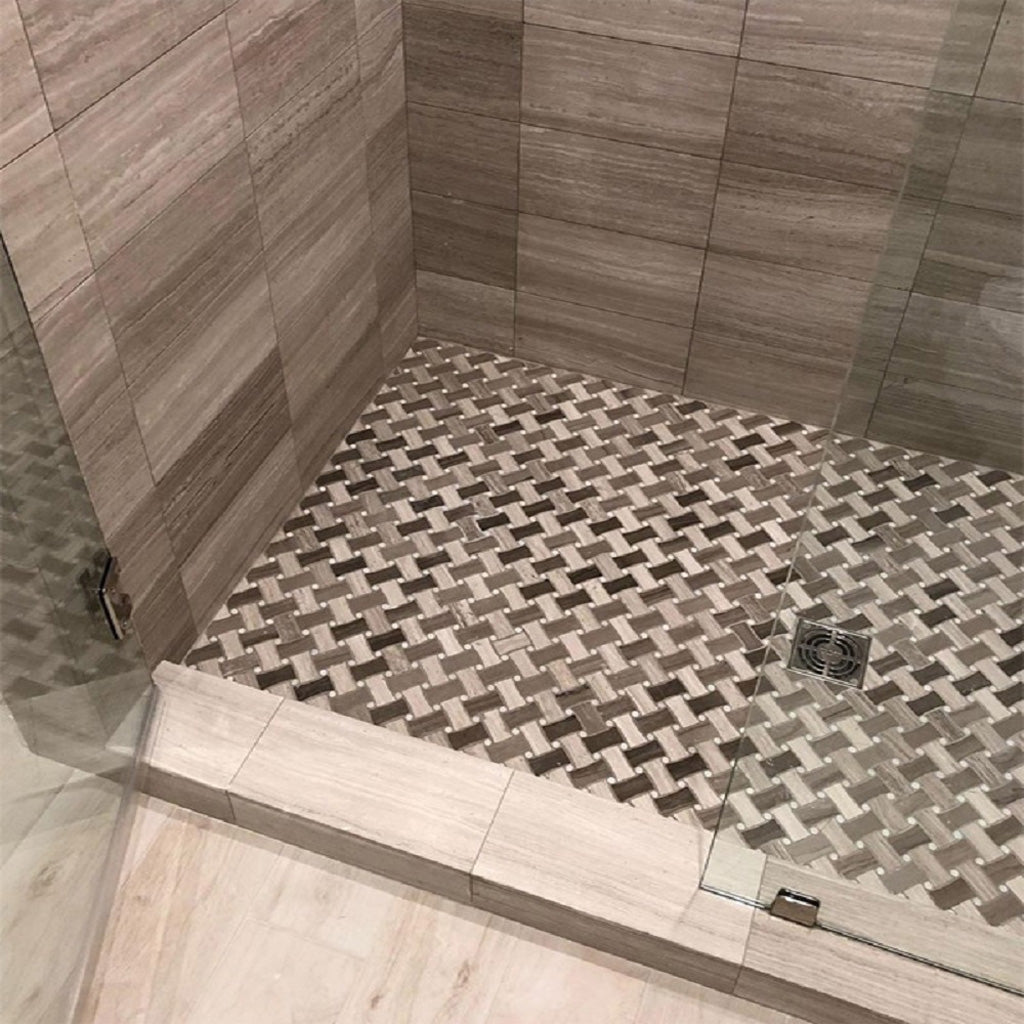 Calming Gray Mosaic Tile