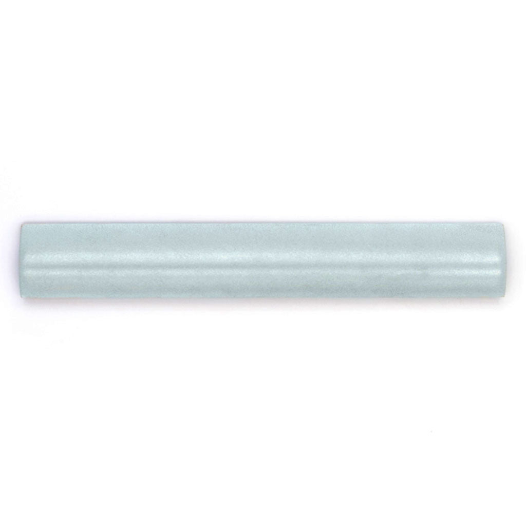 1x8 Gray Ceramic Pencil Bullnose Tile Trim