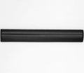 1x8 Black Ceramic Pencil Tile Trim