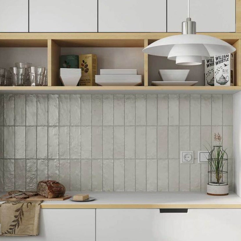 Light Tea Green Polished and Honed Tile