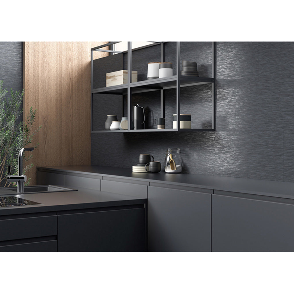 Black 24x48 Textured Porcelain Large Format Tile (2 pack, 15.29 sq ft/case)