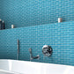12x12 Sapphire Blue Polished Glass Tile