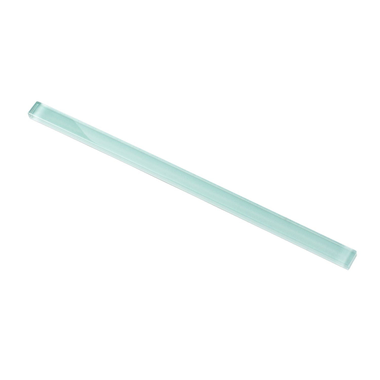 Blizzard Blue 0.5x12 Glossy Glass Pencil Tile Trim (10 pack, 0.5 sq ft/case)