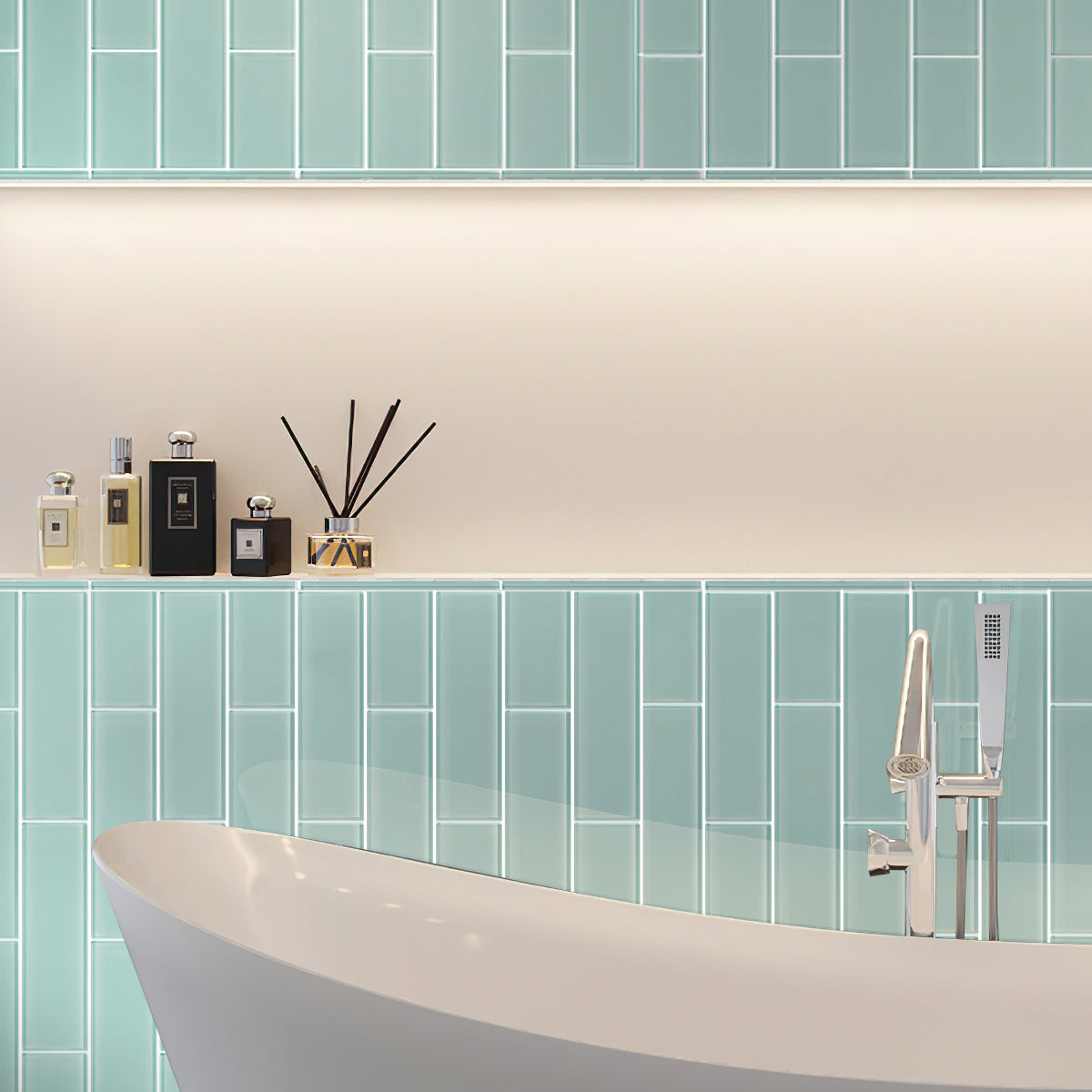 4x16 Blizzard Glass Tile