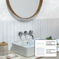 beautiful white glass subway tile