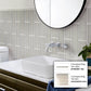 4x16 Lace White Glass Subway Tile