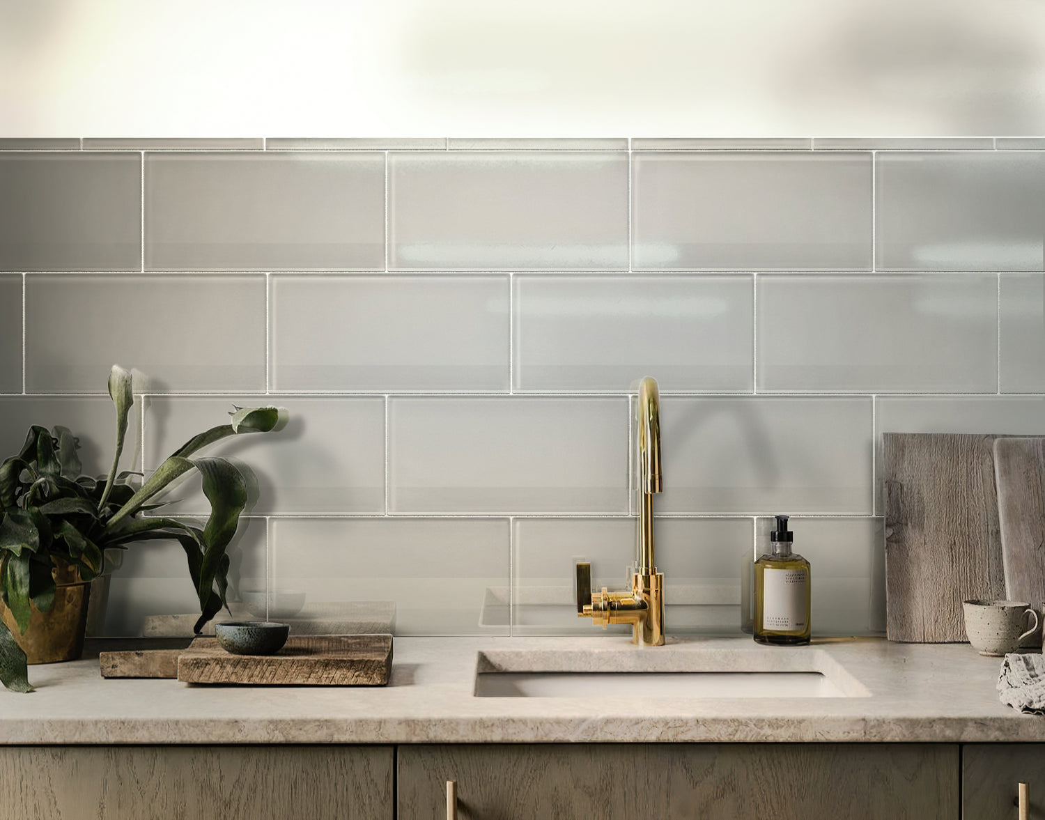 8x16 Lace White Subway Tile