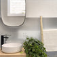 12x12 White Penny Round Glass Tiles