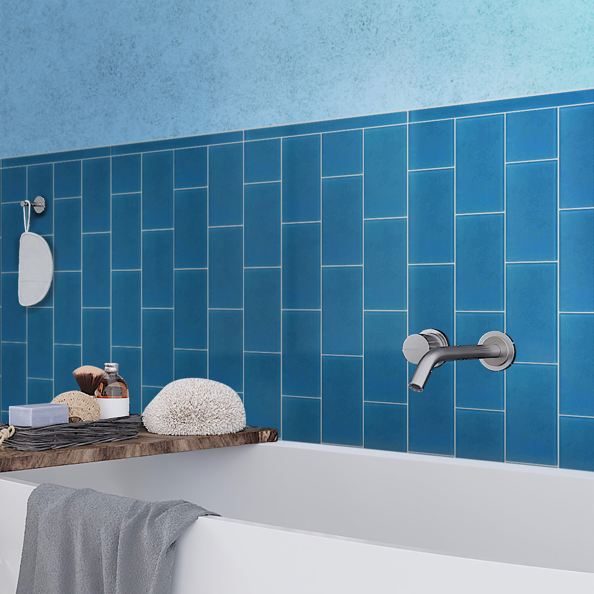 Blue Matte Tile