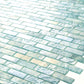 Aqua 12x12 Matte Brick Glass Mosaic Tile (10 pack, 9.5 sq ft/case)