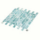 Aqua 12x12 Matte Brick Glass Mosaic Tile (10 pack, 9.5 sq ft/case)
