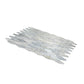 Grey 11x12 Matte Elongated Hexagon Glass Mosaic Tile (10 pack, 8.6 sq ft/case)