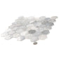 Grey 12x12 Matte Hexagon Glass Mosaic Tile (10 pack, 9.6 sq ft/case) - Sample