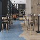 Blue 8x9 Matte Hexagon Porcelain Tile (25 pack, 9.93 sq ft/case)