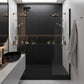 Metal Black 8x9 Matte Hexagon Porcelain Tile (25 pack, 9.93 sq ft/case)