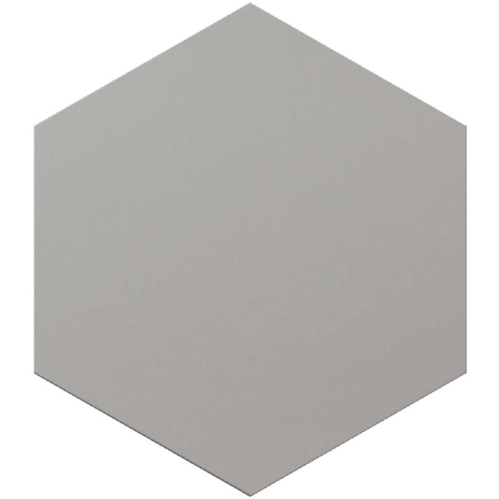 Dark Gray Hexagonal Matte Porcelain Tile