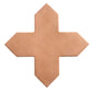Terracotta 5x5 Matte Cross Porcelain Tile (34 pack, 5.31 sq ft/case)