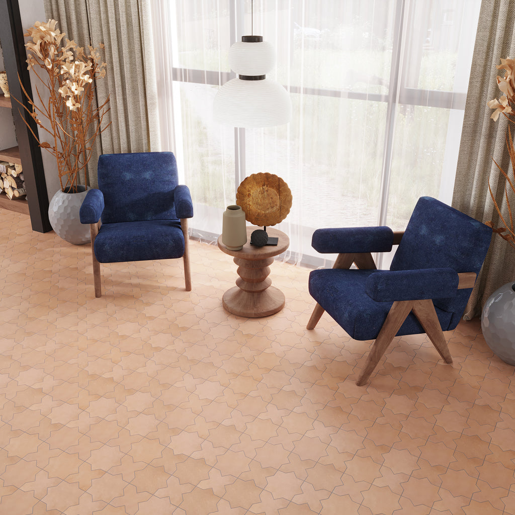 Terracotta 5x5 Matte Cross Porcelain Tile (34 pack, 5.31 sq ft/case)