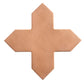 Terracotta 5x5 Matte Cross Porcelain Tile (34 pack, 5.31 sq ft/case) - Sample