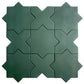 Sage Green 5x5 Matte Cross Porcelain Tile (34 pack, 5.31 sq ft/case) - Sample