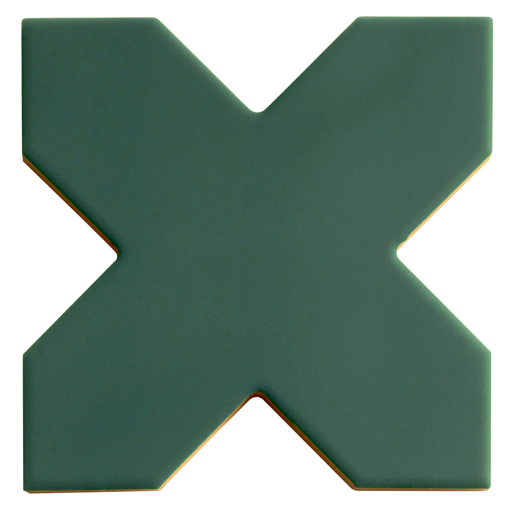 Sage Green 5x5 Matte Cross Porcelain Tile (34 pack, 5.31 sq ft/case)