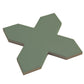 Sage Green 5x5 Matte Cross Porcelain Tile (34 pack, 5.31 sq ft/case) - Sample