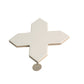 Light Gray 5x5 Matte Cross Porcelain Tile (34 pack, 5.31 sq ft/case) - Sample