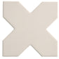 Light Gray 5x5 Matte Cross Porcelain Tile (34 pack, 5.31 sq ft/case)