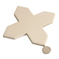 Ecru Taupe 5x5 Matte Cross Porcelain Tile (34 pack, 5.31 sq ft/case)